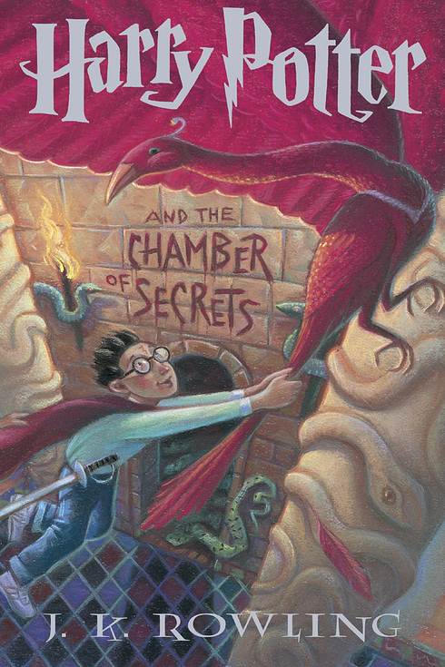 the Cover of Harry Potter and the Chamber of Secrets